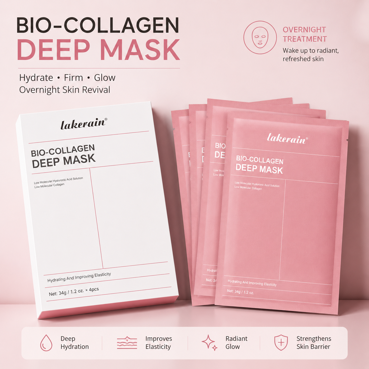 Overnight Bio-Collagen Hydrogel Mask